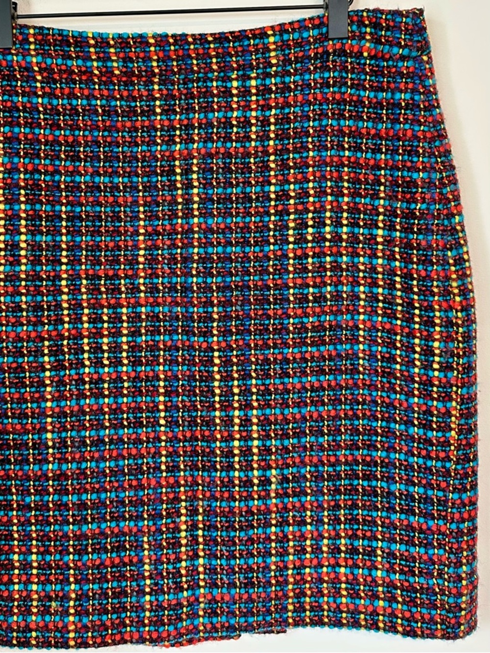 kate spade Rainbow Multicolor Tweed Pencil Judy Skirt - Size: 10 - Picture 5 of 8
